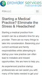 Mobile Screenshot of physicianpracticestartup.com